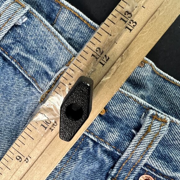 VTG 90s Levi's Jean Short Men 31* 501 Blue Distressed Cut Off Denim Jorts Tag 34 - Picture 15 of 16